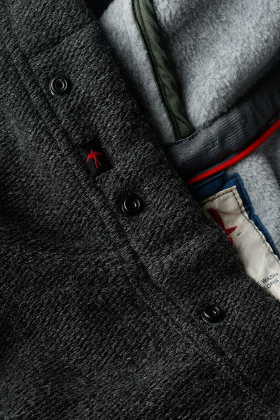 Relwen Wooly Baja Charcoal