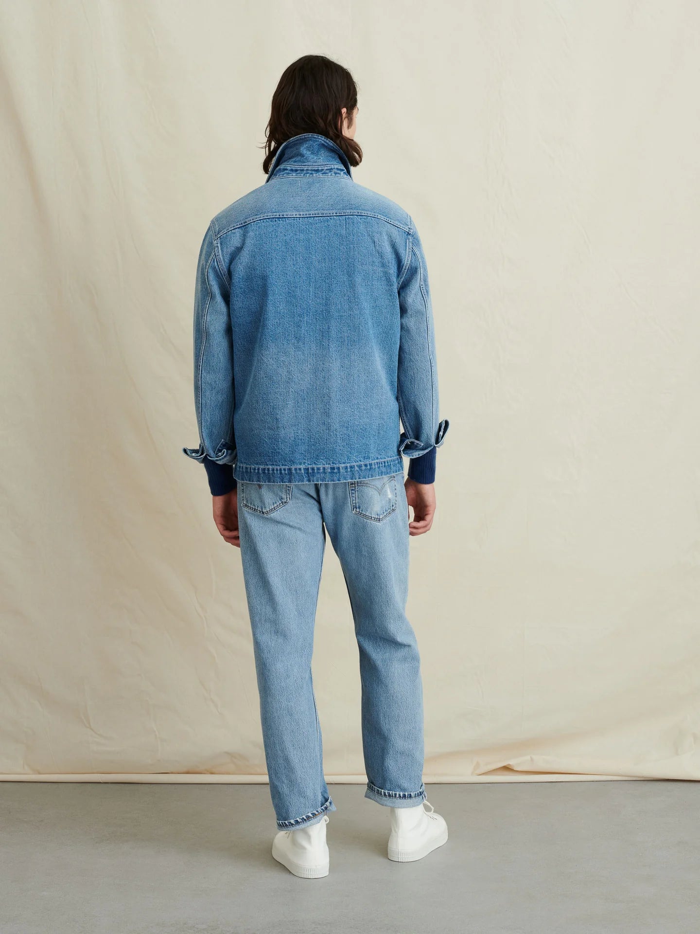 Alex Mill Work Jacket in Vintage Wash Denim