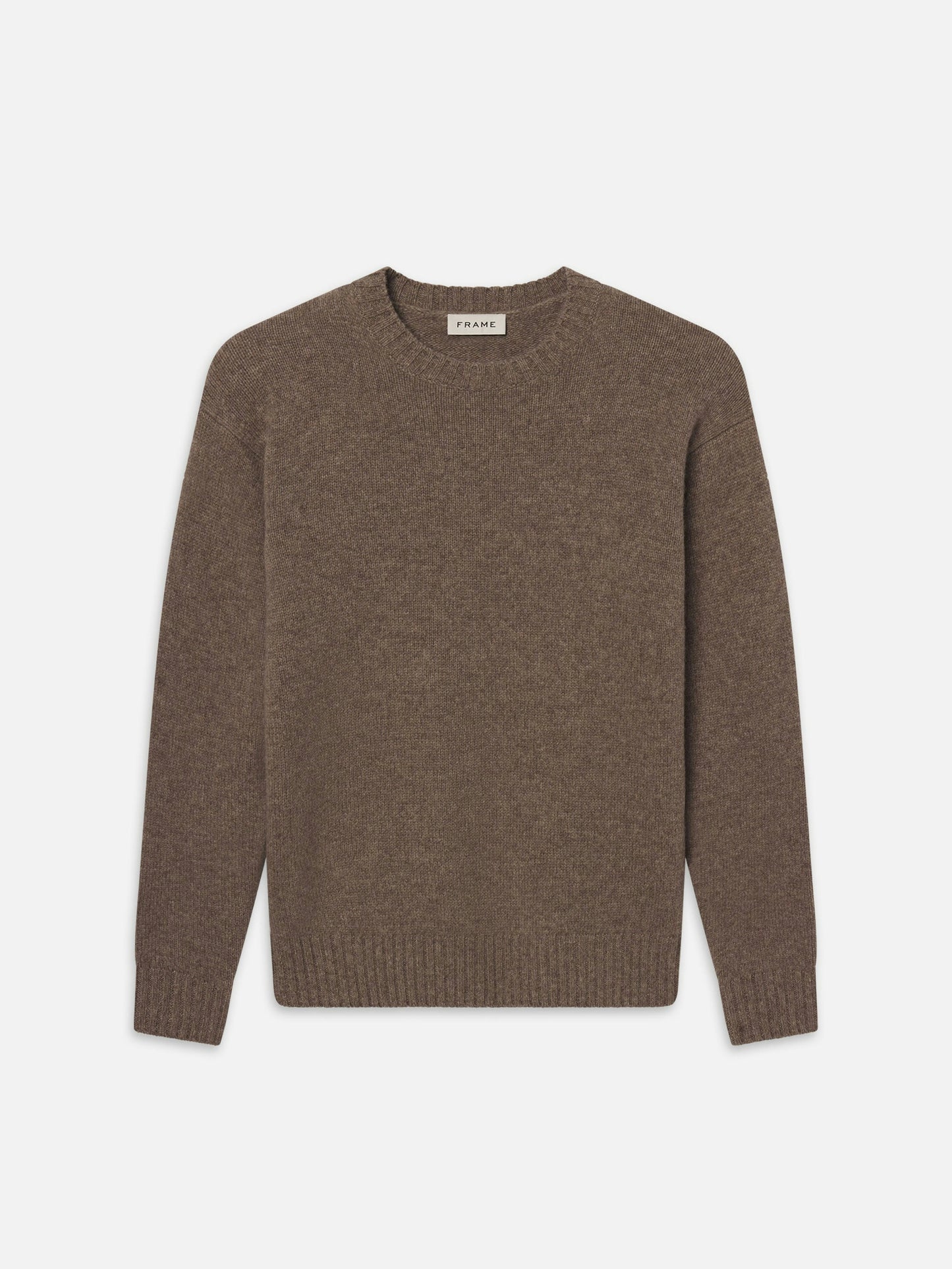 Frame Yak Blend Sweater Dark Taupe