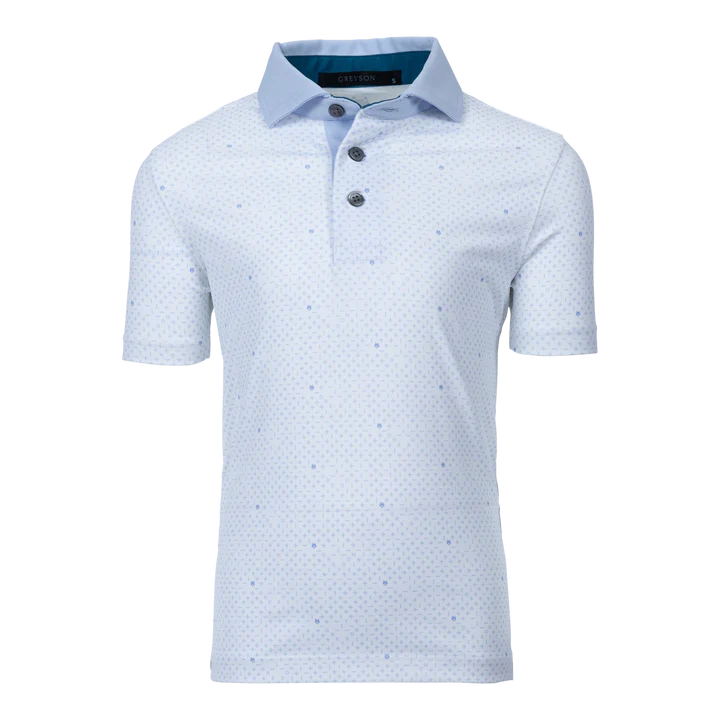 Greyson Youth Plus or Minus Polo Arctic