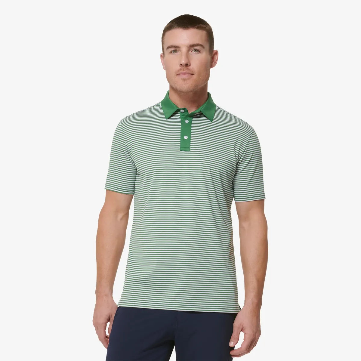 Mizzen + Main Versa SS Polo Fairway Feeder Stripe