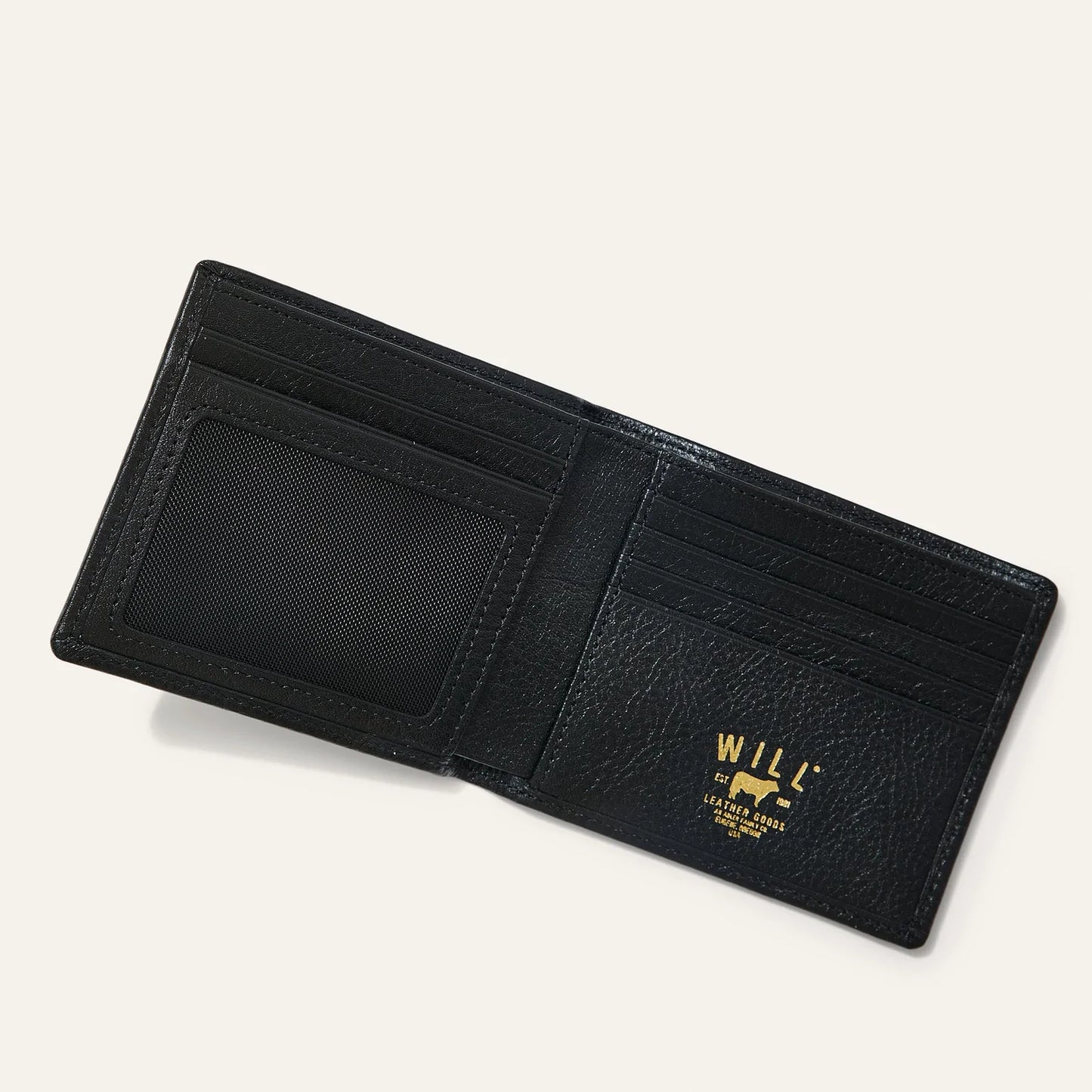 Will Leather Goods Classic Billfold Black