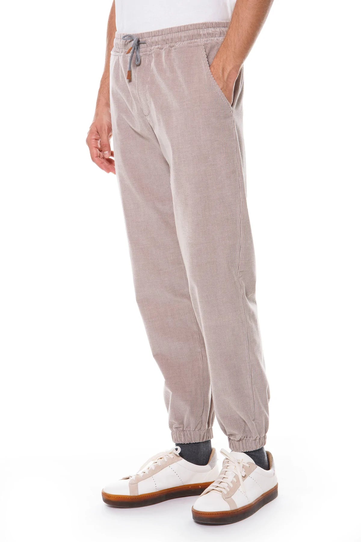 Eleventy Cord Jogger Sand