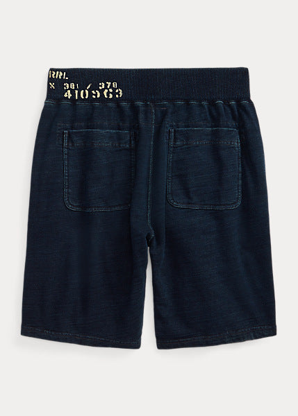 RRL French Terry Indigo Athletic Short