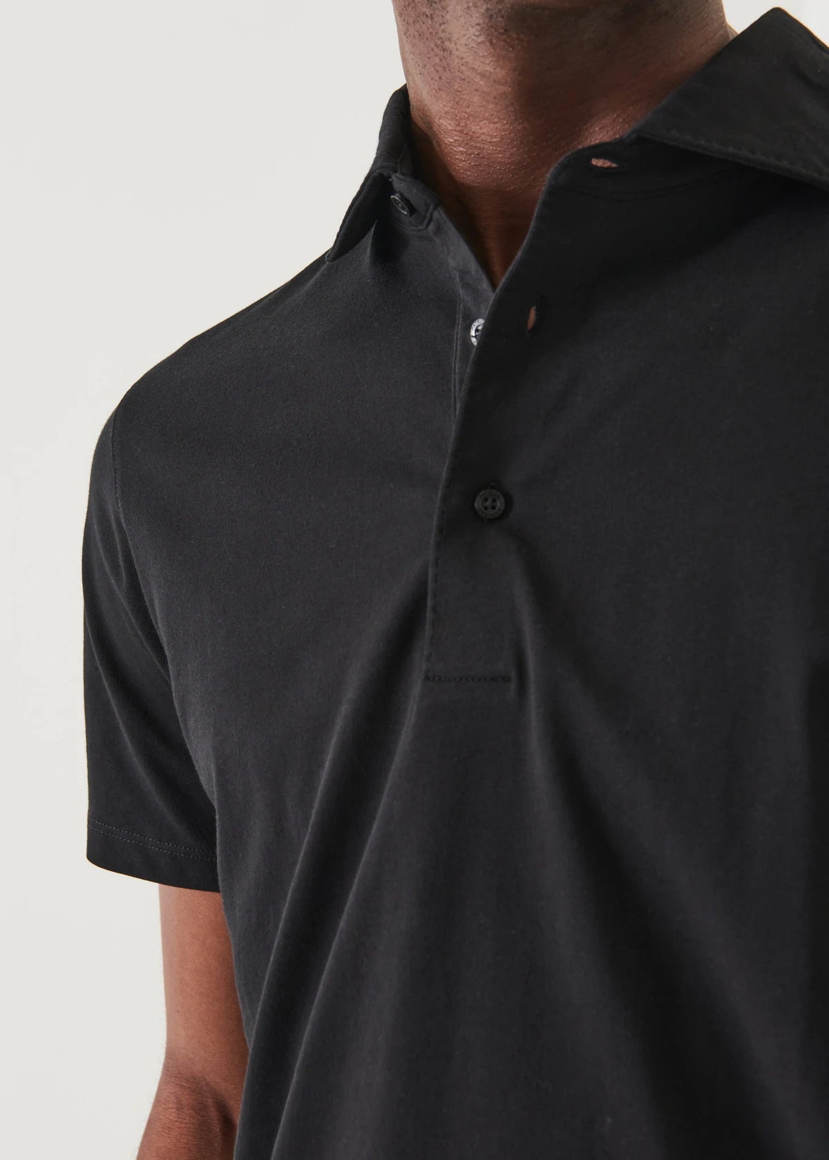 Patrick Assaraf SS Iconic Polo Black