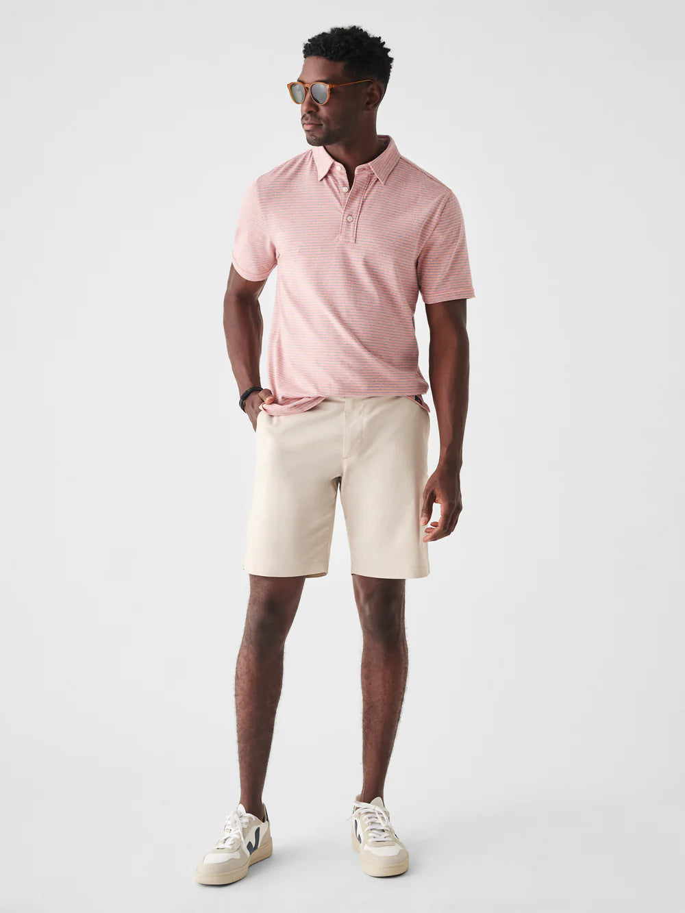 Faherty Movement Chino short 9" Light Sand