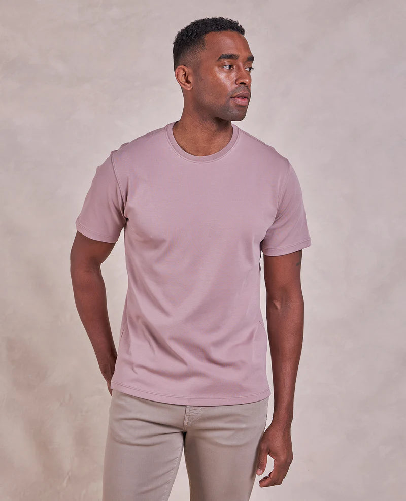 R51 The Luxe Supima Crewneck SS Tee Mauve