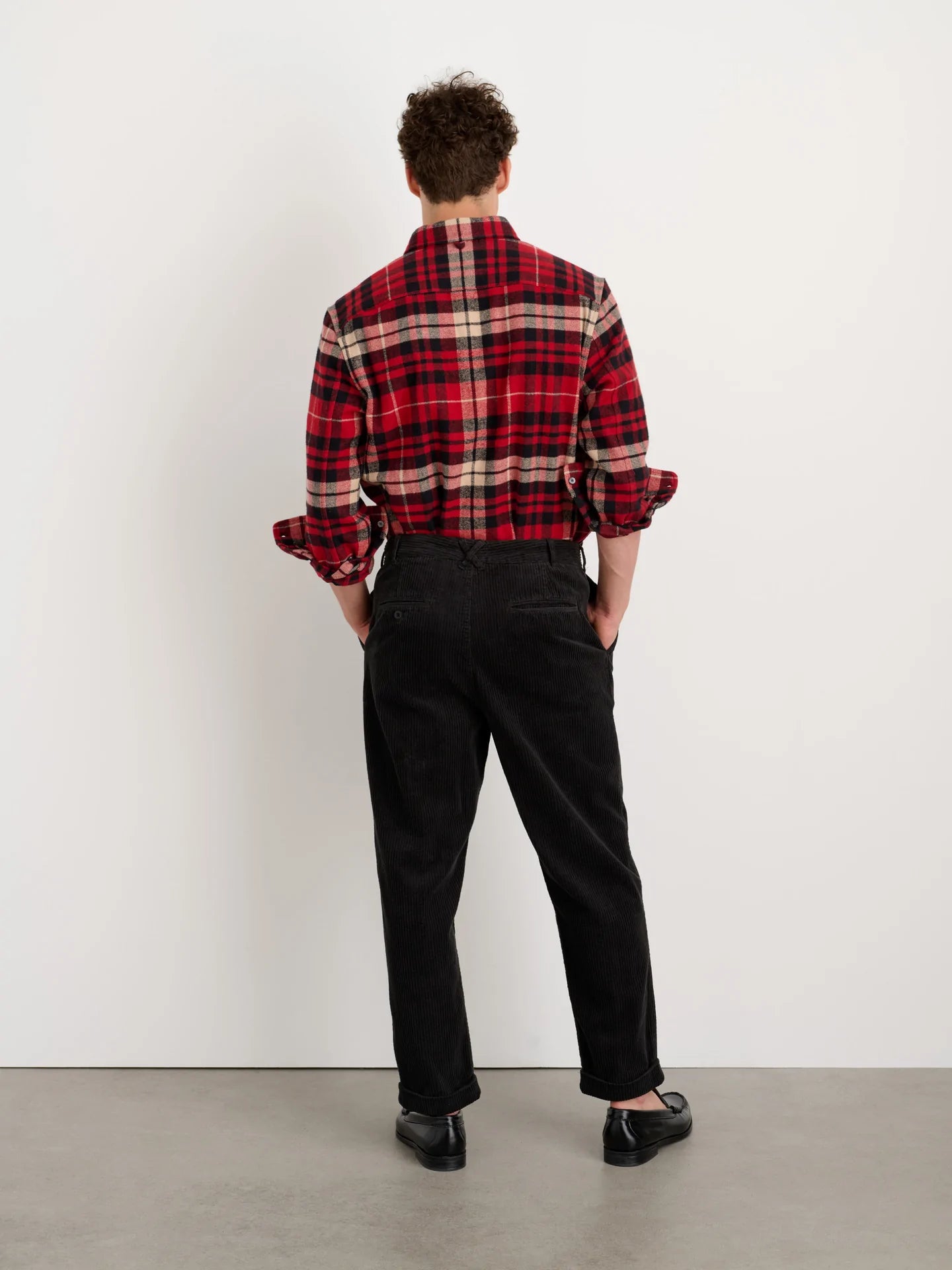 Alex Mill Mill Shirt in Red Flannel Plaid