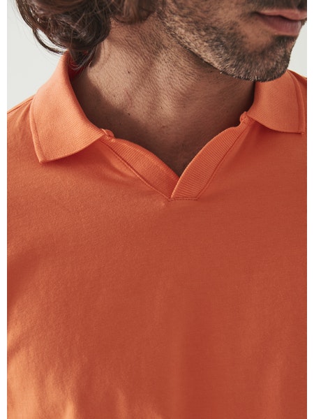 Patrick Assaraf SS Iconic Polo Tangelo