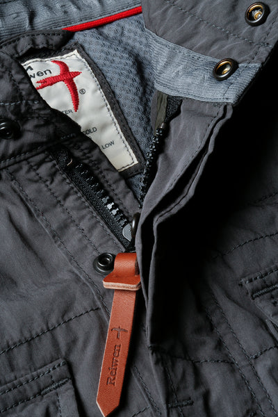 Relwen Sailcloth Tanker Jacket Dk Grey