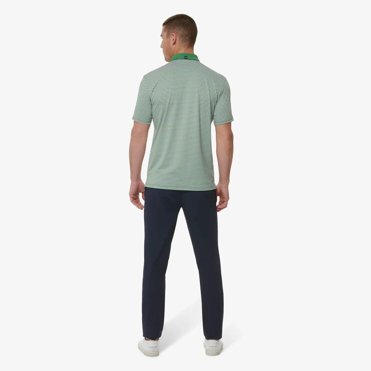 Mizzen + Main Versa SS Polo Fairway Feeder Stripe