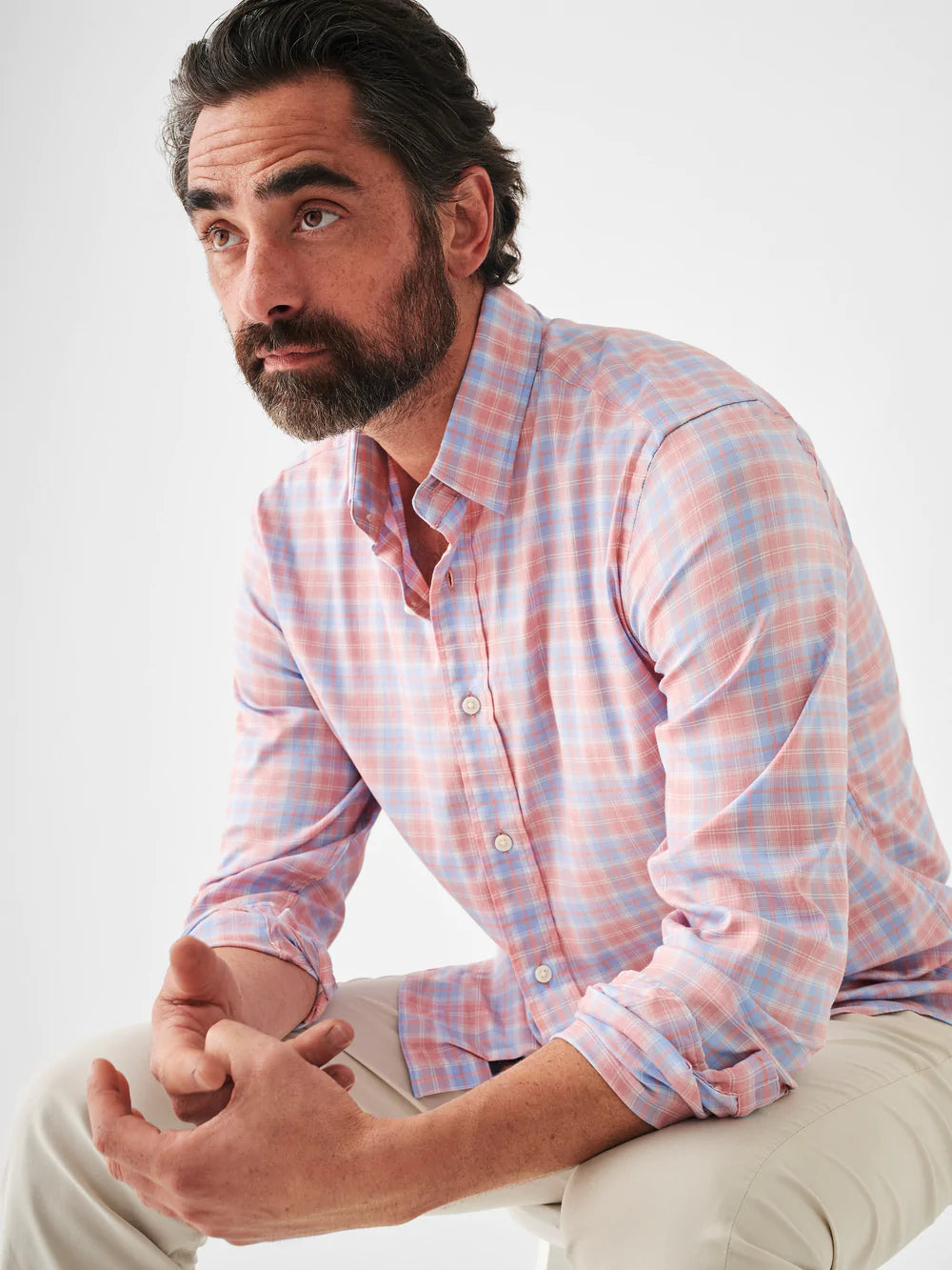 Faherty The Movement Shirt Vista Point Plaid