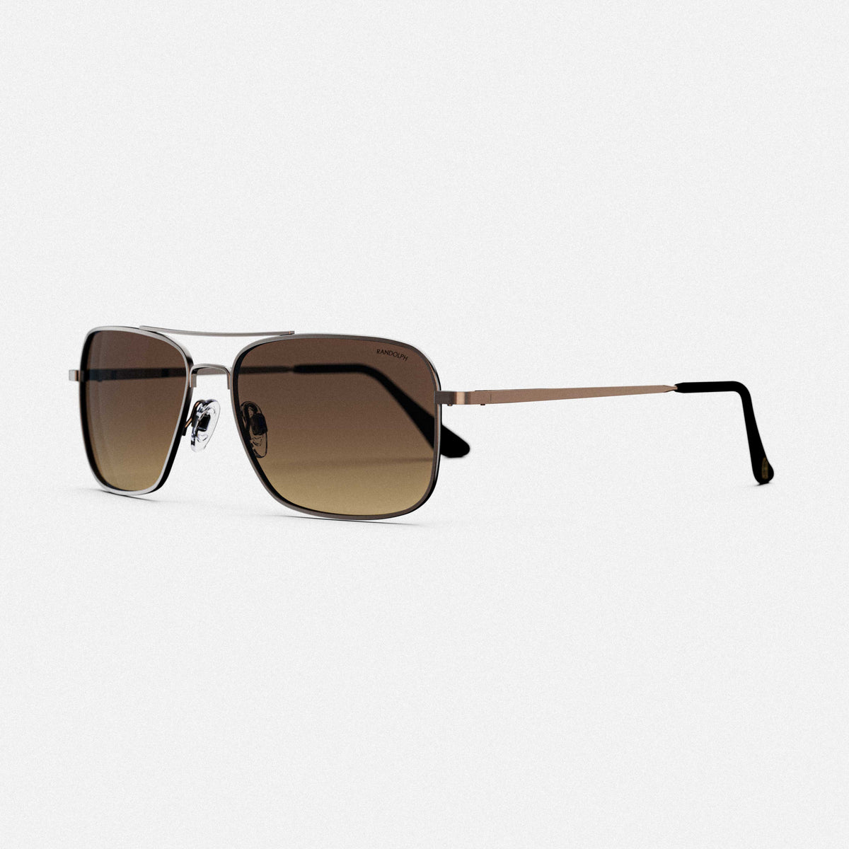 Randolph x Cole Hauser Frontier sunglasses in antique bronze with gradient brown lenses