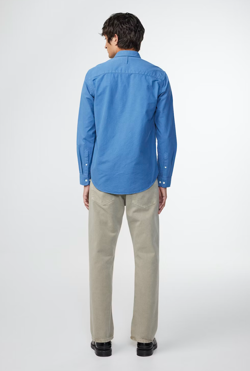 NN07 Arne LS Shirt Gray Blue