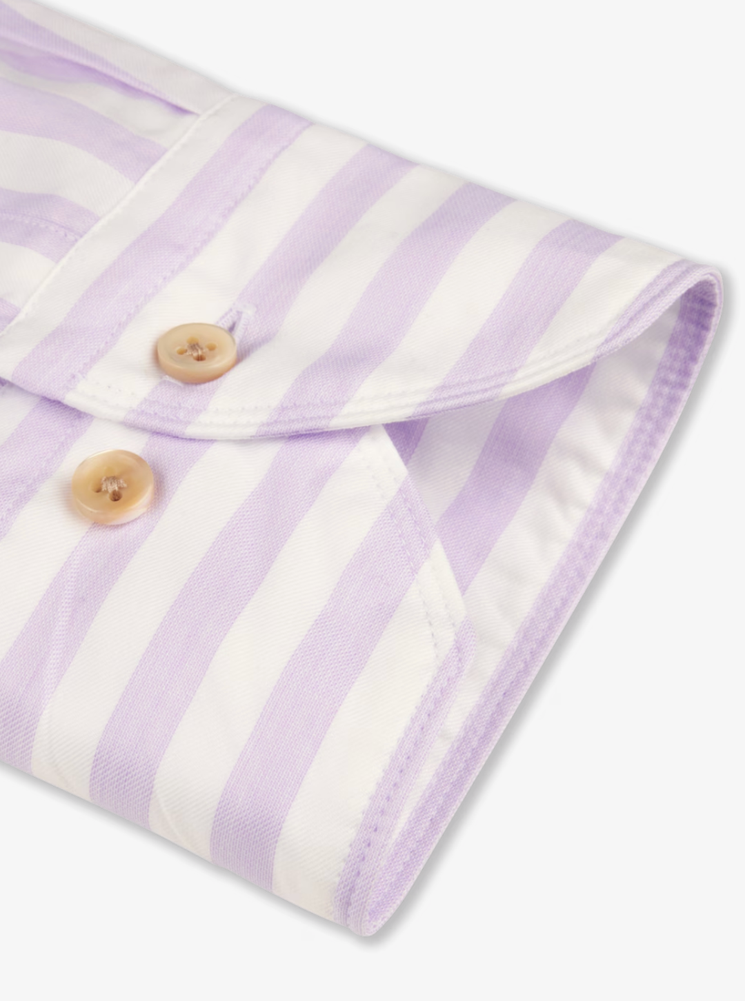 Stenstroms Fitted Dress Shirt Lavendar Stripe