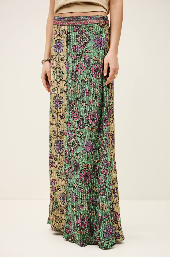 ba&sh Pario Skirt Vert