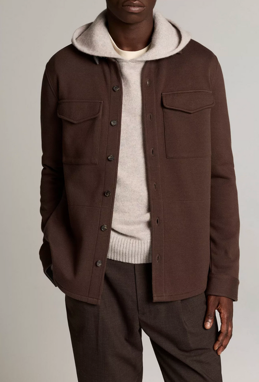 Vince Shirt Jacket Midland/Med H Grey