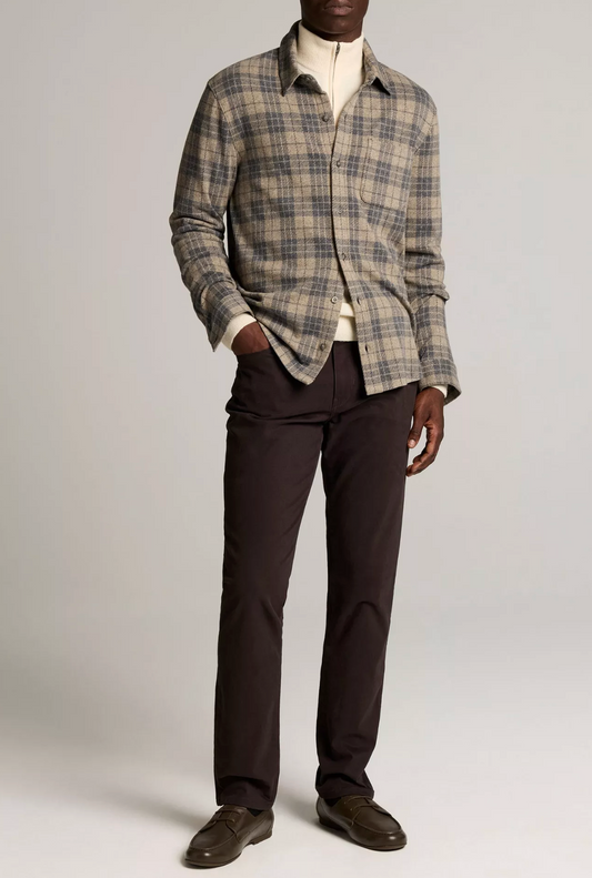 Vince Dylan Slim 5 Pocket Peached Pant Arabica
