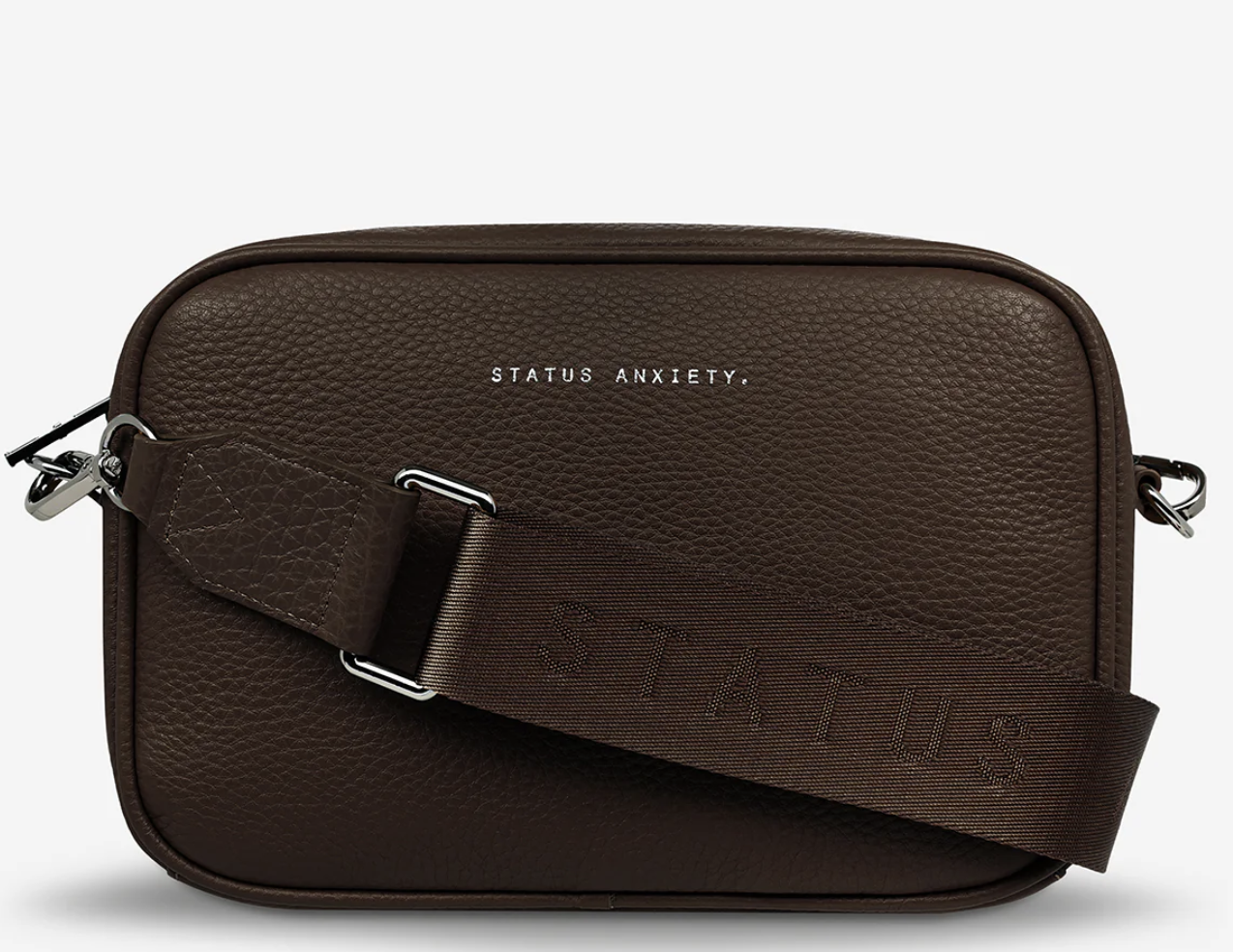 Status Anxiety Plunder w/ Webbed Strap Cocoa