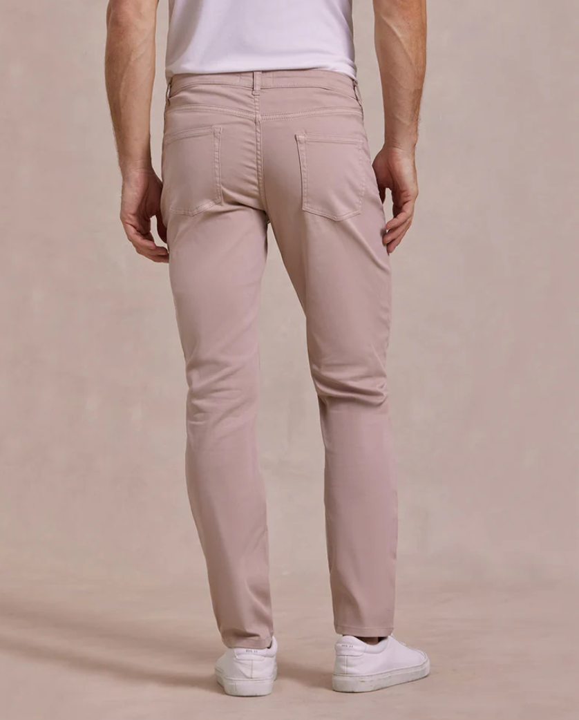 Rye 51 French Twill Stretch 5 Pocket Warm Taupe