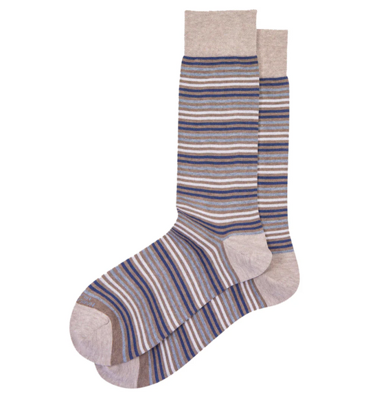 Marcoliani Pima Simple Stripe Cappucino