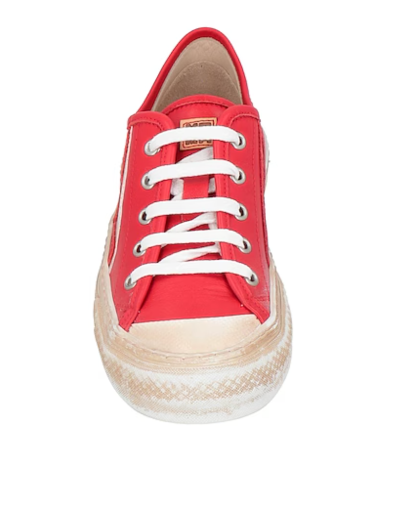 Moma Leather Sneaker Red/Wht