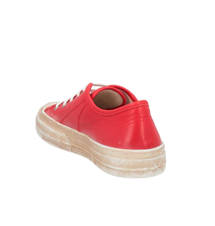 Moma Leather Sneaker Red/Wht