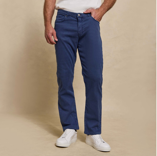 Rye 51 Antique Tencel 5 Pocket Azure