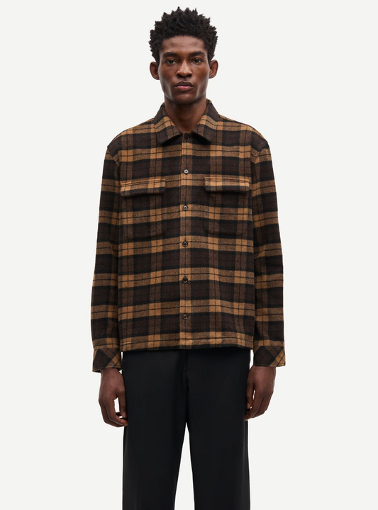 Samsoe Sacastor X H Overshirt Turkish Coffee