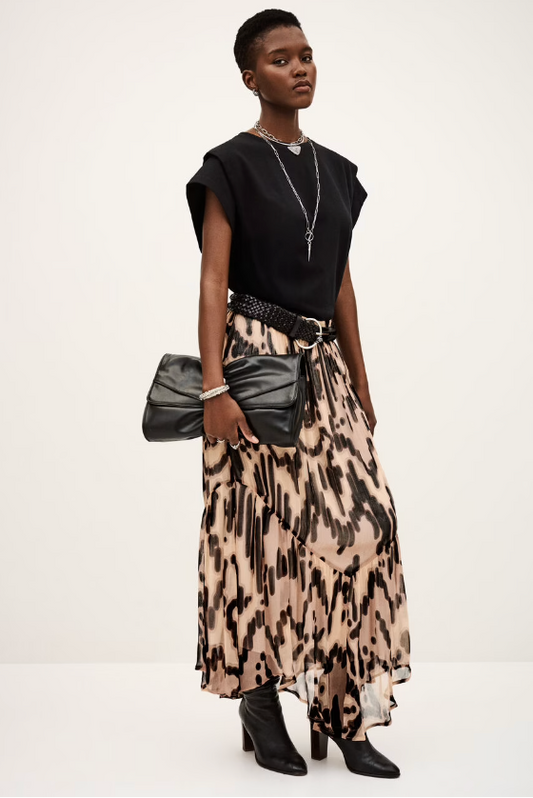 ba&sh Aley Maxi Skirt Rose