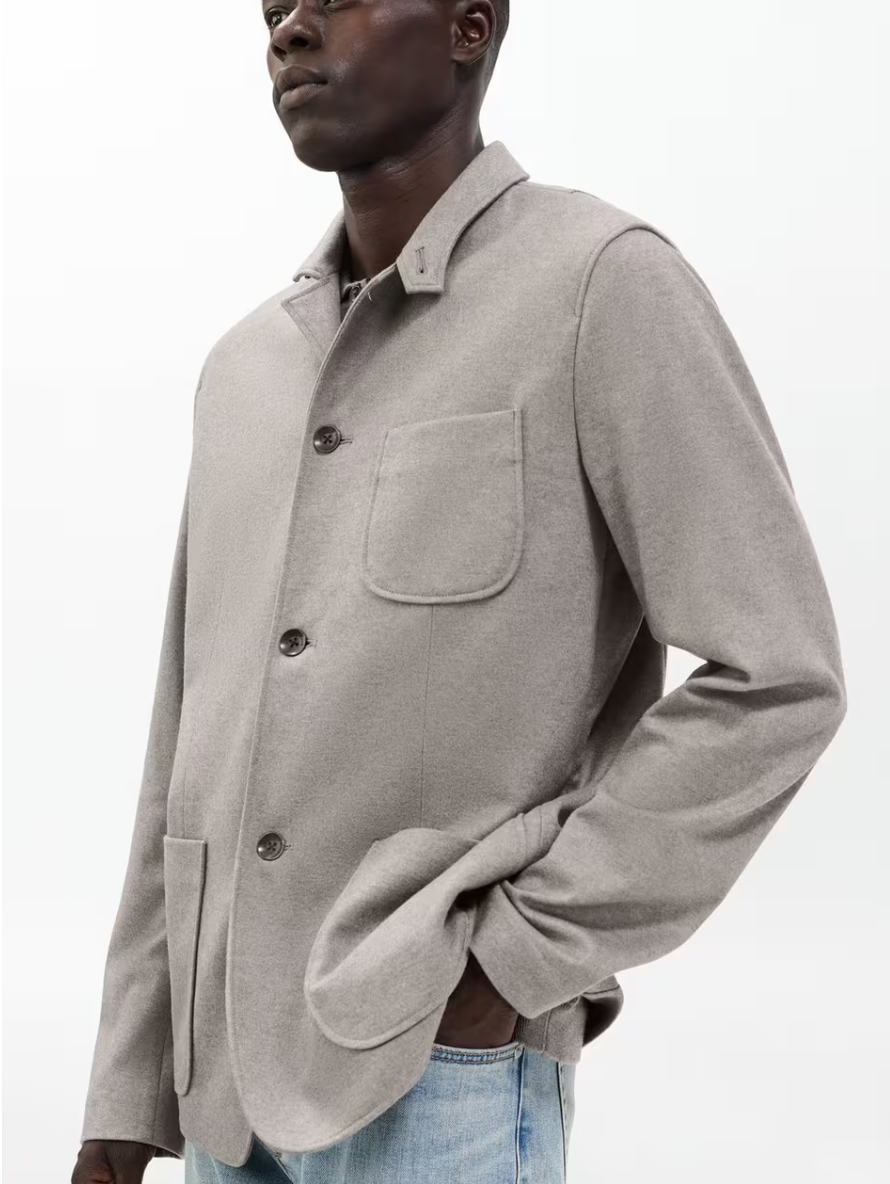 Rag & Bone Prospect Wool Cardigan Mink