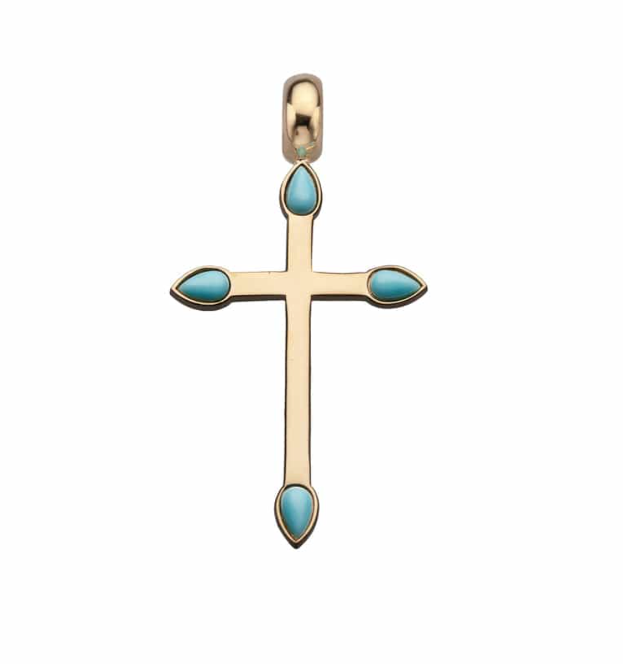 Jennifer Zeuner Cruz Charm Gold Vermeil