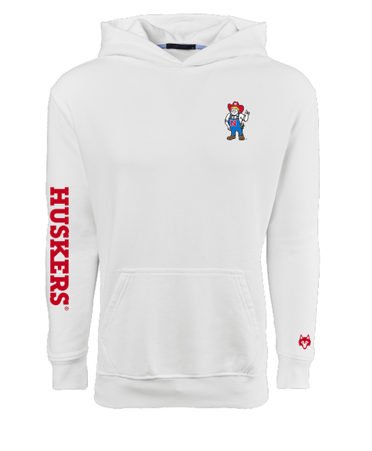 Greyson Aspen Herbie Husker Hoodie White