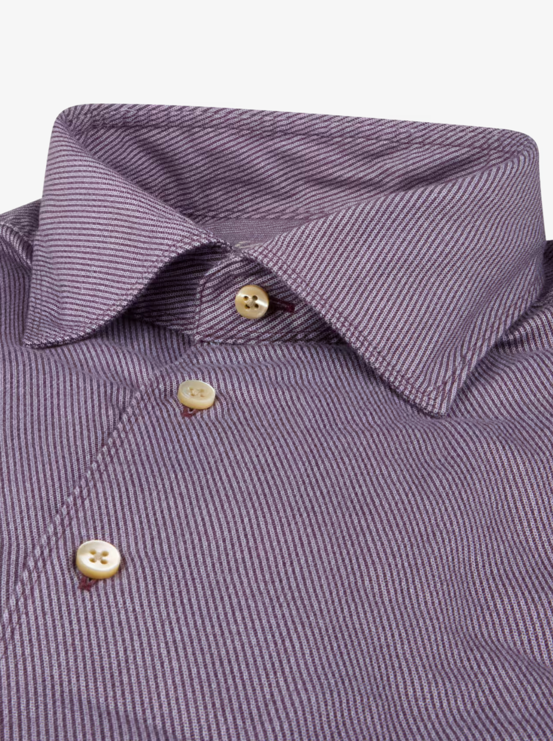 Stenstroms Fitted Dark Red Dress Shirt