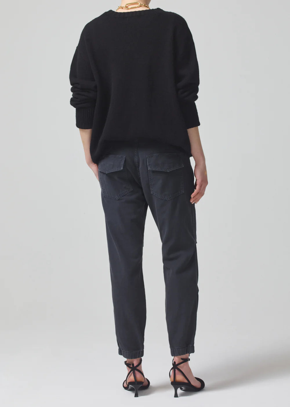 Citizens of Humanity Agni Utility Trouser Washed Black