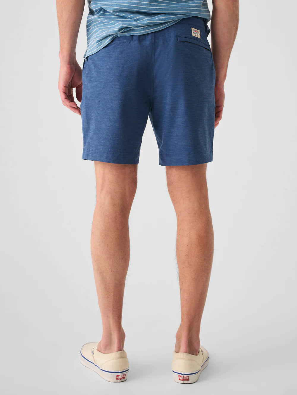 Faherty Belt Loop All Day Shorts 7in Navy