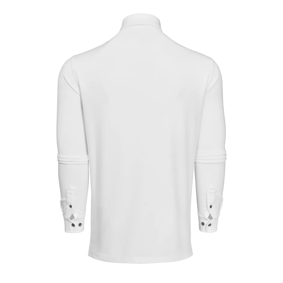 Greyson Omaha LS Polo Arctic