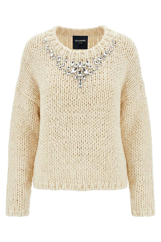 Le Superbe Arctic Ice Sweater Ivory