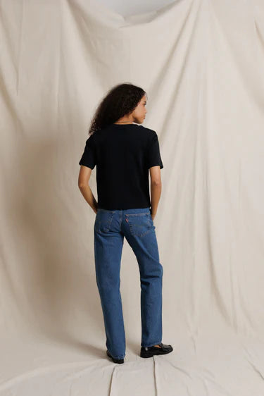 Perfect White Tee Atlas Crew Heavy Cotton Tee True Black