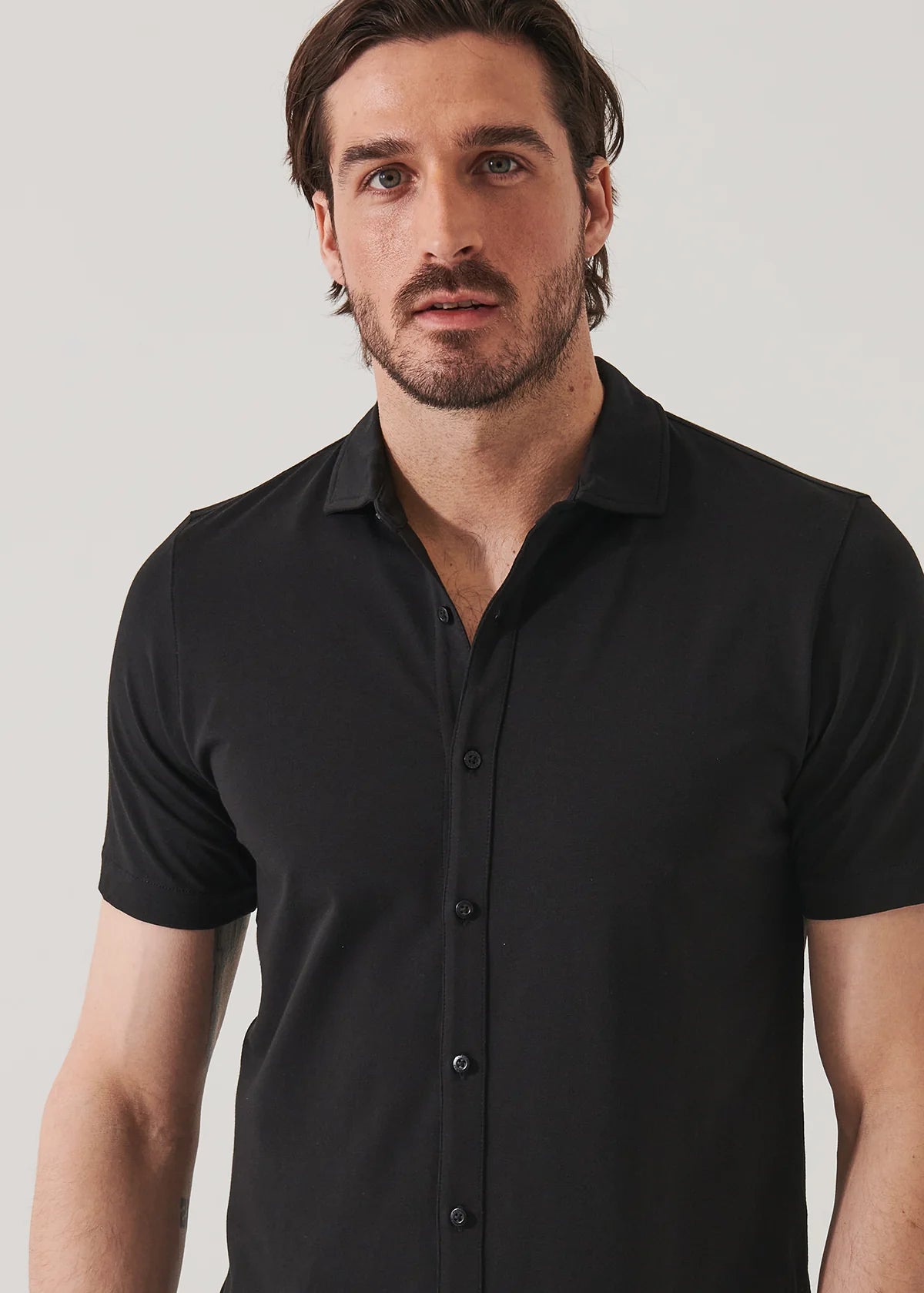 Patrick Assaraf SS Iconic Shirt Black