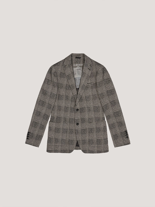 Circolo Plaid Sport Coat Black