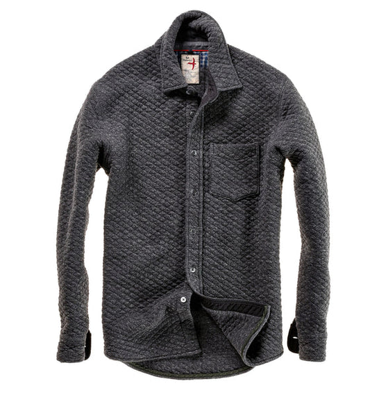 Relwen Bubble Knit Shirt Charcoal