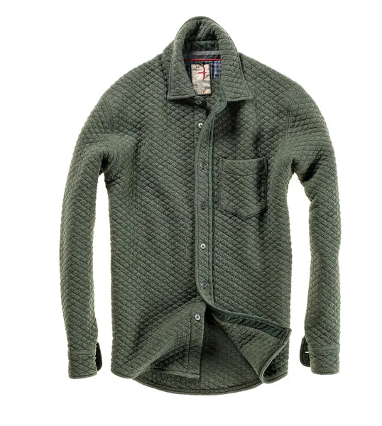 Relwen Bubble Knit Shirt Shale Green Hthr