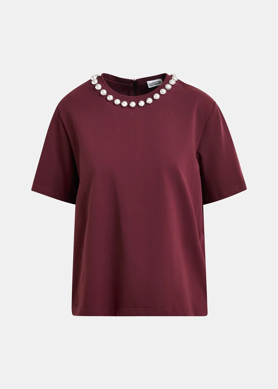 Essential Antwerp Intenso Silver Balls T Shirt margot Mauve
