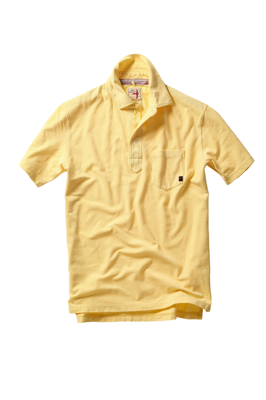 Relwen Pique Slot Polo Butter