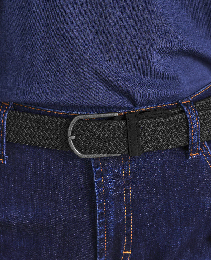 R51 Voyager Woven Stretch Belt Charcoal