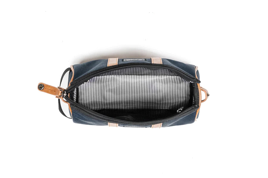 PKG Charlotte Toiletry Bag Navy/Tan