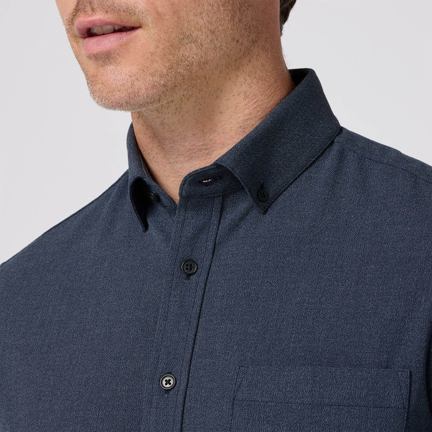Mizzen + Main City Flannel Navy Heather
