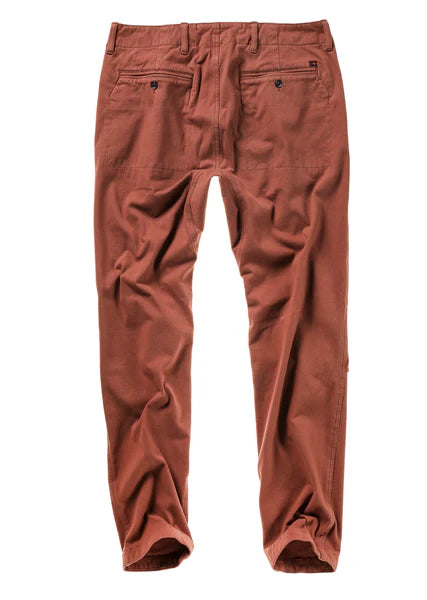 Relwen Moleskin Chino Clay Red