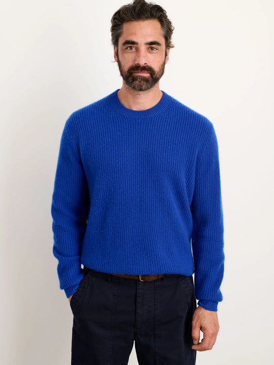 Alex Mill Jordan Washed Cashmere Sweater Cobalt